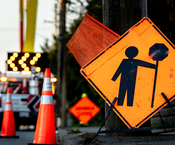 Driving in a Work Zone Image 1